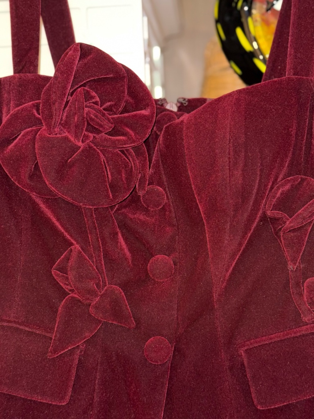 Muse by Marchesa sz 4 velvet vest pants Laurel set - Picture 6 of 8